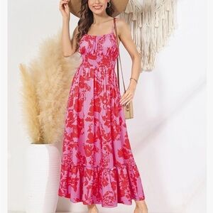 Grace Karin Floral Maxi Dress